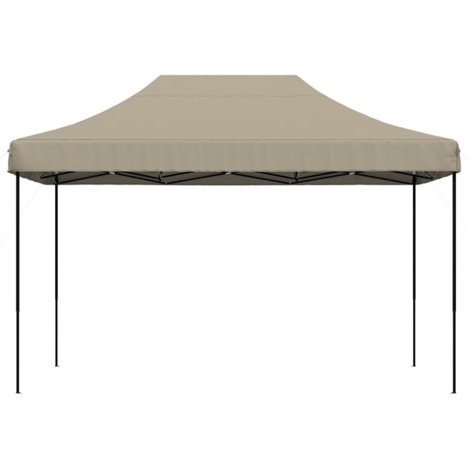 Tienda de fiesta plegable Pop-Up taupe 410x279x315