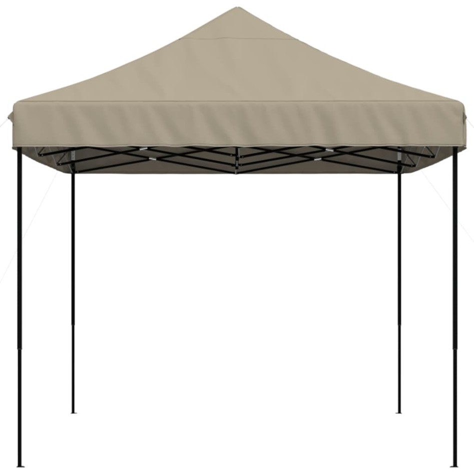 Tienda de fiesta plegable Pop-Up taupe 410x279x315