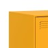 Muebles para TV 2 unidades acero amarillo mostaza 67x39x44
