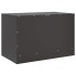 Muebles para TV 2 unidades acero negro 67x39x44