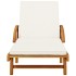Tumbonas con cojines 2 uds madera maciza de acacia 200x68x83