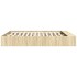 Estructura de cama madera de ingeniería roble Sonoma 200x200
