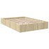 Estructura de cama madera de ingeniería roble Sonoma 160x200