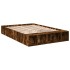 Estructura de cama madera de ingeniería roble ahumado