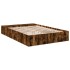 Estructura de cama madera de ingeniería roble ahumado