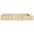 Estructura de cama madera de ingeniería roble Sonoma 120x200