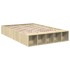 Estructura de cama madera de ingeniería roble Sonoma 140x190