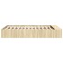 Estructura de cama madera de ingeniería roble Sonoma 140x190