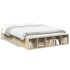 Estructura de cama madera de ingeniería roble Sonoma 135x190