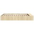 Estructura de cama madera de ingeniería roble Sonoma 135x190