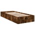 Estructura de cama madera de ingeniería roble ahumado 90x190