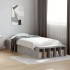 Estructura de cama madera de ingeniería gris hormigón 75x190