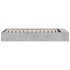 Estructura de cama madera de ingeniería gris hormigón 75x190