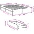 Cama con cajones madera ingeniería gris hormigón 120x200