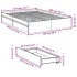 Cama con cajones madera de ingeniería negro 120x200