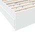 Cama con cajones madera de ingeniería blanco 100x200
