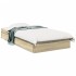 Cama con cajones madera ingeniería roble Sonoma 100x200