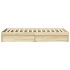 Cama con cajones madera ingeniería roble Sonoma 90x190