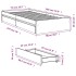 Cama con cajones madera de ingeniería roble ahumado 75x190