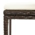 Mesa y taburetes de jardín 7 pzas madera acacia ratán PE