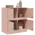 Aparador de acero rosa 67x39x73