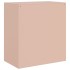 Aparador de acero rosa 67x39x73