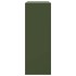 Aparador de acero verde oliva 67x39x107
