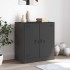 Aparador de acero negro 67x39x73