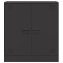 Aparador de acero negro 67x39x73