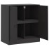 Aparador de acero negro 67x39x73