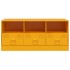 Mueble para TV de acero amarillo mostaza 99x39x44