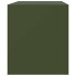 Muebles para TV 2 unidades acero verde oliva 67x39x44