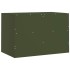Muebles para TV 2 unidades acero verde oliva 67x39x44