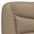 Cama con colchón cuero sintético capuchino 160x200