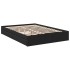 Estructura cama con cajones madera ingeniería negra 160x200