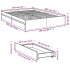 Estructura cama con cajones madera ingeniería negra 160x200