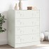 Aparador de acero blanco 67x39x83
