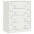 Aparador de acero blanco 67x39x83