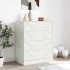 Aparador de acero blanco 67x39x83