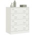 Aparador de acero blanco 67x39x83