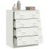 Aparador de acero blanco 67x39x83