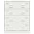 Aparador de acero blanco 67x39x83