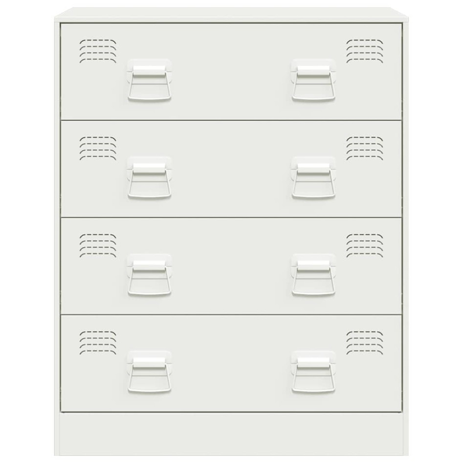 Aparador de acero blanco 67x39x83