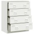 Aparador de acero blanco 67x39x83