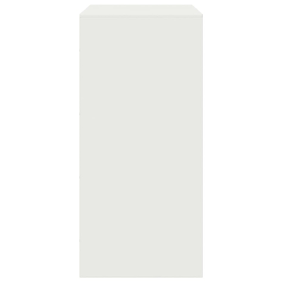 Aparador de acero blanco 67x39x83