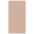 Aparador de acero rosa 99x39x73