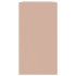 Aparador de acero rosa 99x39x73