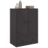 Aparador de acero negro 67x39x95