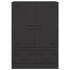 Aparador de acero negro 67x39x95