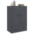 Aparador de acero gris antracita 67x39x95
